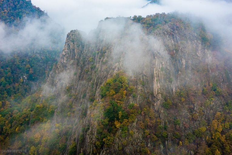 Deutschland - Rosstrappe im Nebel, Harz