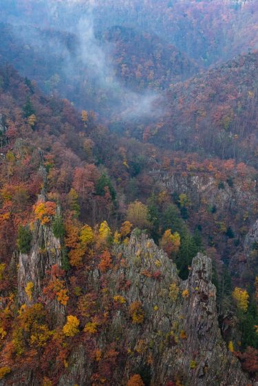 Deutschland - Herbstlicher Blick von der Rosstrappe