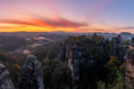 Panorama - Bastei, Elbsandsteingebirge