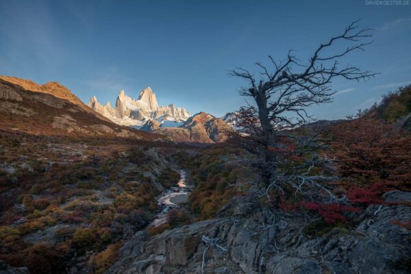 Patagonien: Sonnenaufgang im Herbst am Fitz Roy, Argentinien
