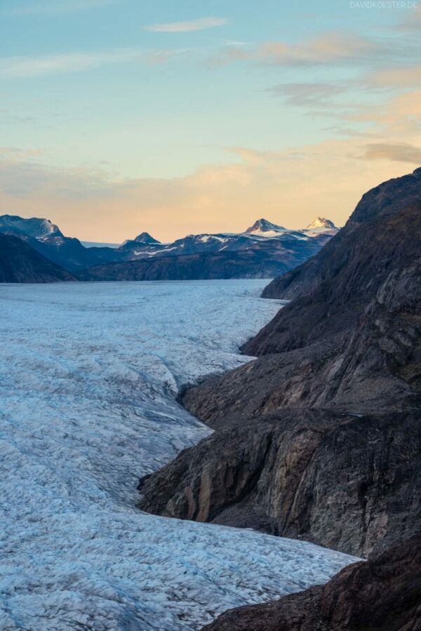 Grönland Landschaft: Gletscher Iattuut Sermiat, Beginn des Inlandeises, Narsarsuaq, Südgrönland