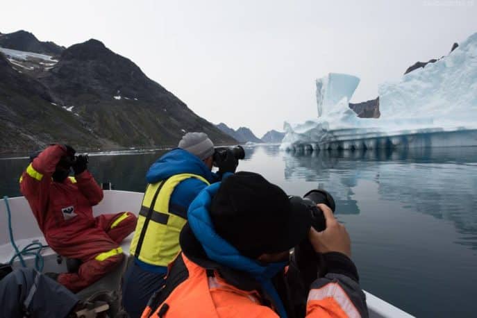 Grönland Expedition Fotografen Eisberge