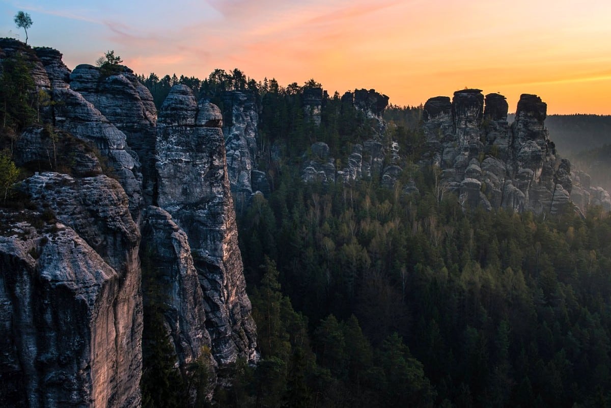 Deutschland - Rathener Felskessel, Elbsandsteingbirge