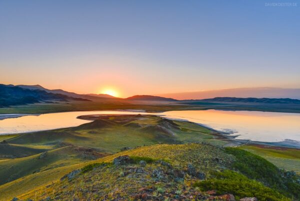 Kasachstan - Salzsee Tuzköl im Tian Shan
