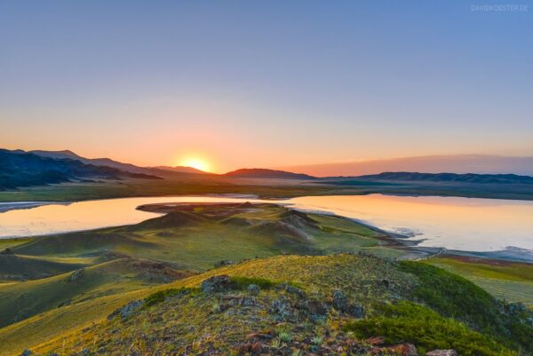 Kasachstan - Salzsee Tuzköl im Tian Shan