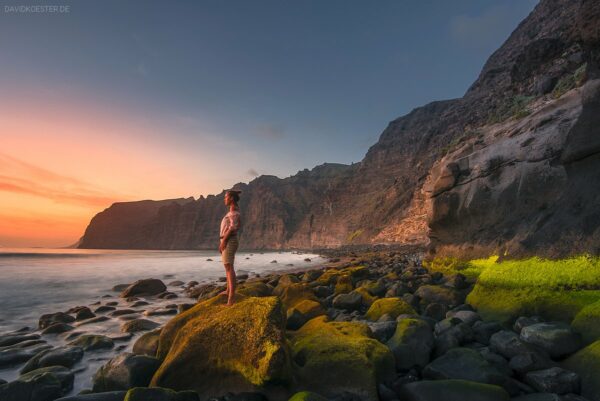 Teneriffa, Strand bei Los Gigantes, Kanaren