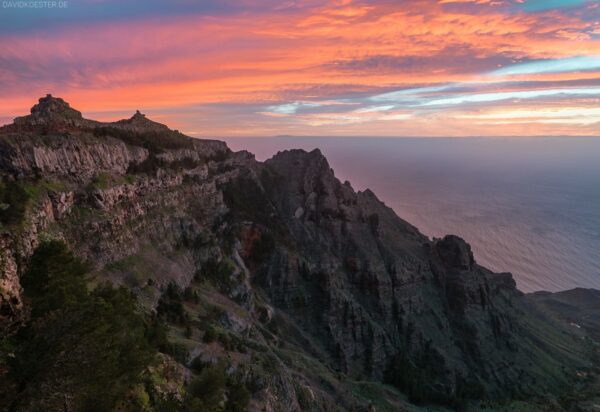 La Gomera Steilküste mit Blick auf Valle del Rey