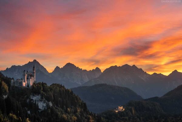 Deutschland - Schloss Neuschwanstein und Hohenschwangau