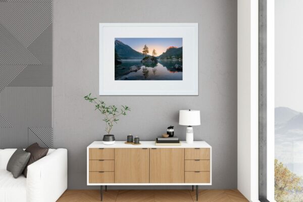 Fine Art Print, gerahmt