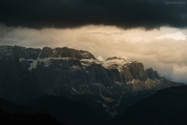 Dolomiten - Unwetter am Sellastock, Südtirol