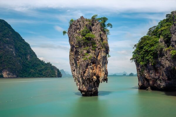 James Bond Island mit Felsnadel, Khao Phing Kan, Thailand