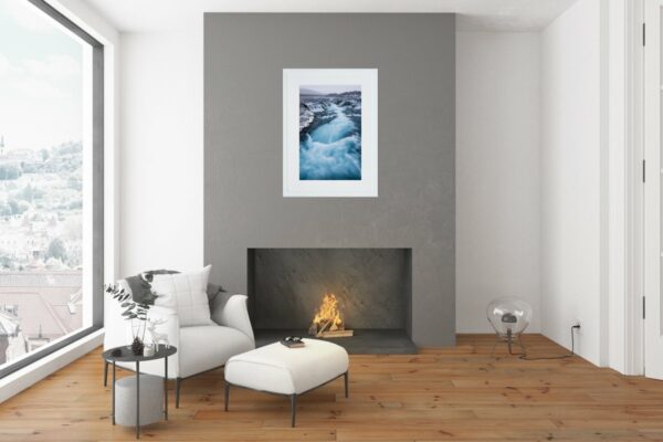Island - Wasserfall Bruarfoss im Winter – Bild 2