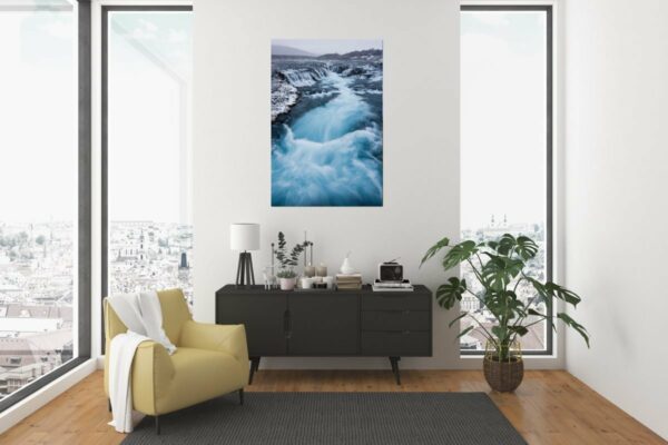 Island - Wasserfall Bruarfoss im Winter – Bild 3