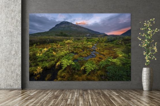 Empty room interior background, black stucco wall, vase with branch 3d rendering