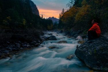 Deutschland - Selbstportrait an der Wimbach, Berchtesgadener Land