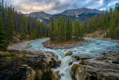 Kanada - Athabasca Falls, Jasper Nationalpark, Rocky Mountains