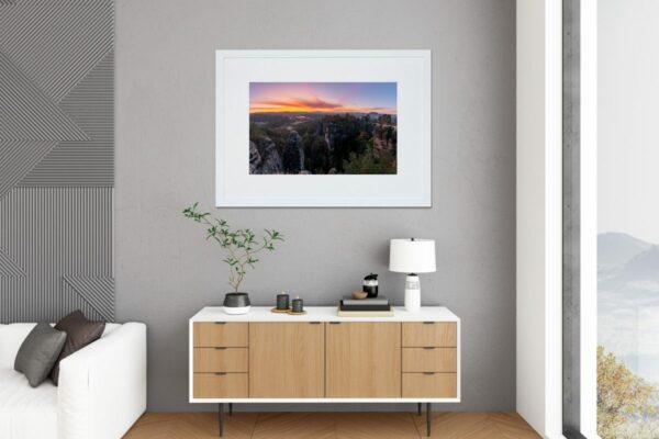 Fine Art Print, gerahmt