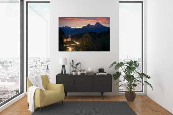 Deutschland - Kirche Maria Gern mit Watzmann, Bayern – Bild 3