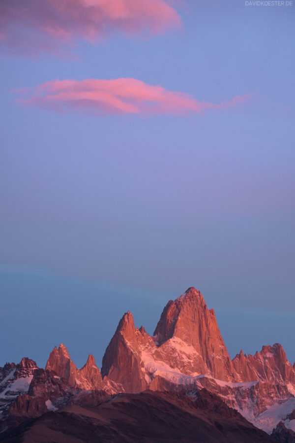 Patagonien - Fitz Roy im Morgenrosa