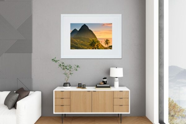 Karibik - Segelschiff unter den Pitons, St. Lucia – Bild 2