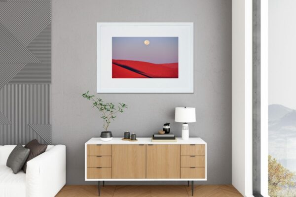 Namibia - Mond über roten Sanddünen, Sossusvlei – Bild 2