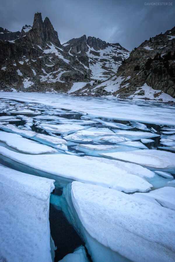 Spanien - Eissee in den Pyrenäen