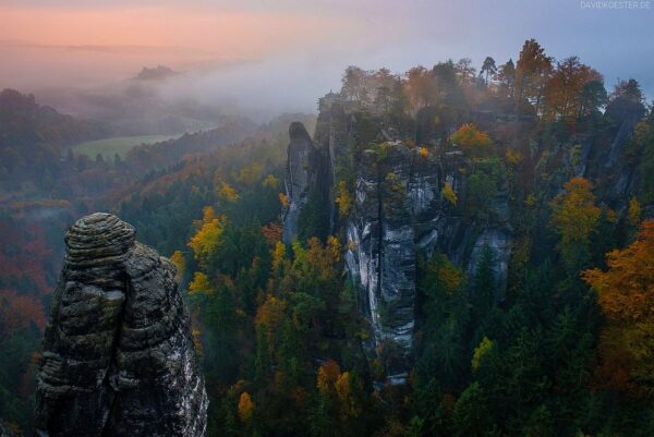 Deutschland - Bastei im Herbst, Sächsische Schweiz