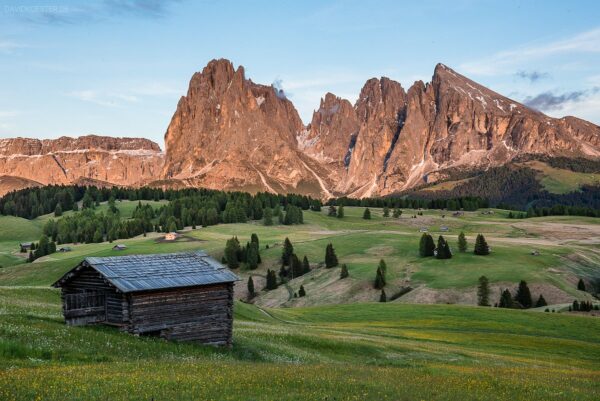 Dolomiten - Seiseralm (Alpe di Suisi) im Frühling, Südtirol