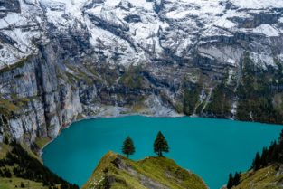 Schweiz - Gletschersee, Berner Oberland