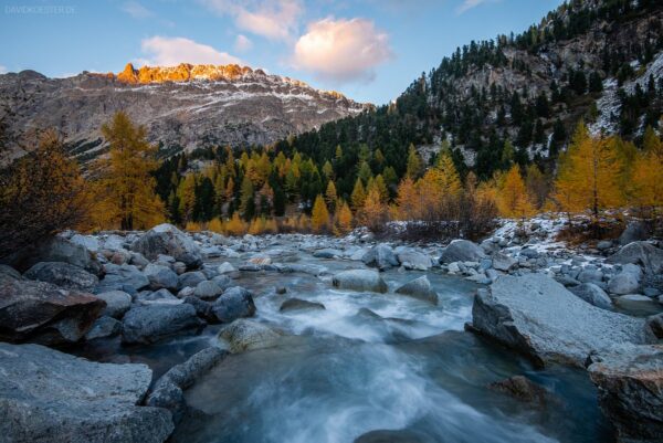 Schweiz - Morteratsch Tal im Herbst, Engadin