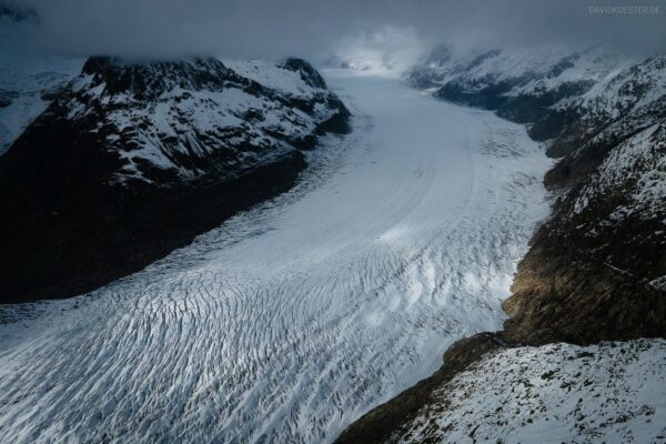 Schweiz - Aletschgletscher, Eggishorn