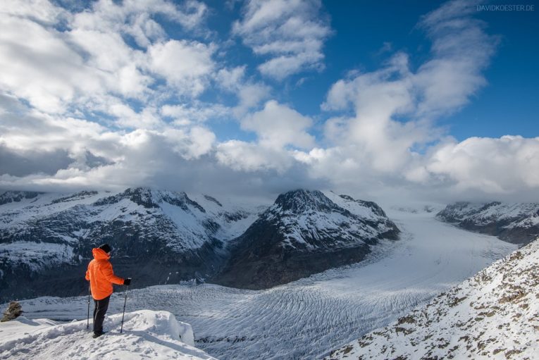 Schweiz - Wandern am Aletschgletscher