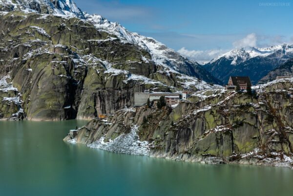 Schweiz - Grimselpass mit Grimselhospiz und Grimselsee