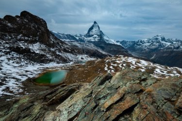 Schweiz - Riffelsee mit Matterhorn, Zermatt