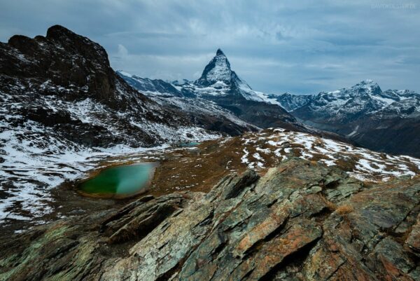 Schweiz - Riffelsee mit Matterhorn, Zermatt
