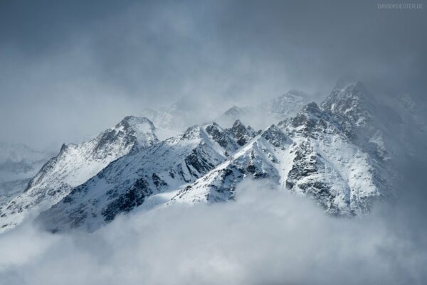 Schweiz - Walliser Alpen im Winter