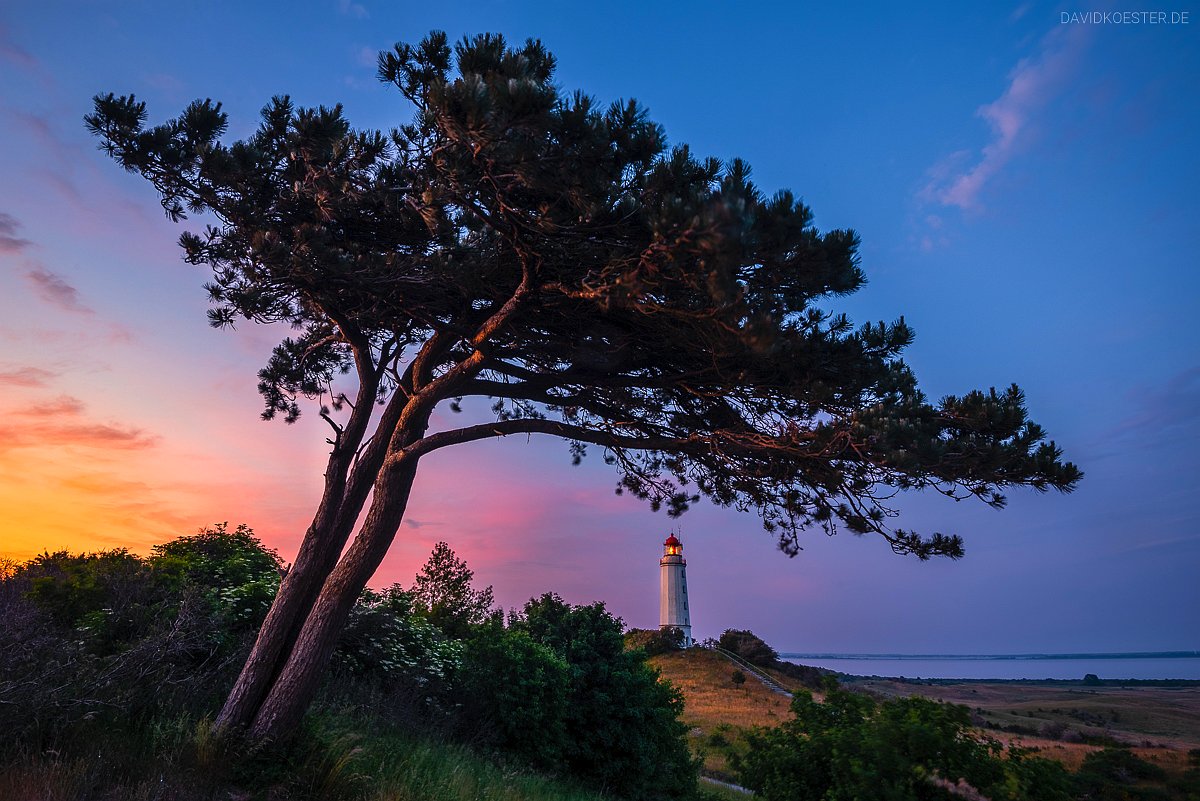 Insel Hiddensee, Leuchtturm am Dornbusch