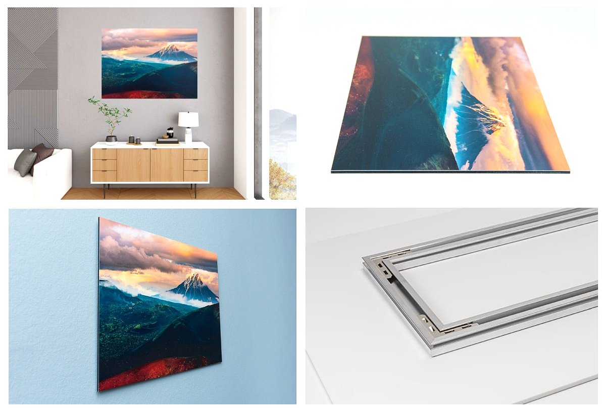 Landschaftsbilder kaufen auf Aluminium