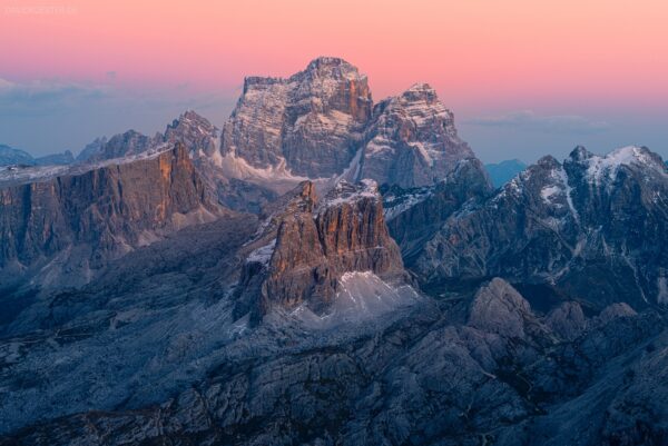 Dolomiten - Blick vom Lagazuoi auf Monte Pelmo, Belluno