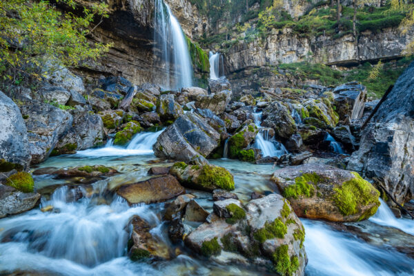 Dolomiten - Wasserfall Cascate di Vallesinella
