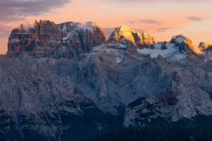 Dolomiten - Brenta-Gruppe im Sonnenuntergang