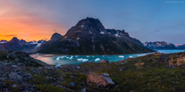 Grönland - Gletscher und Fjord, Panoramabilder