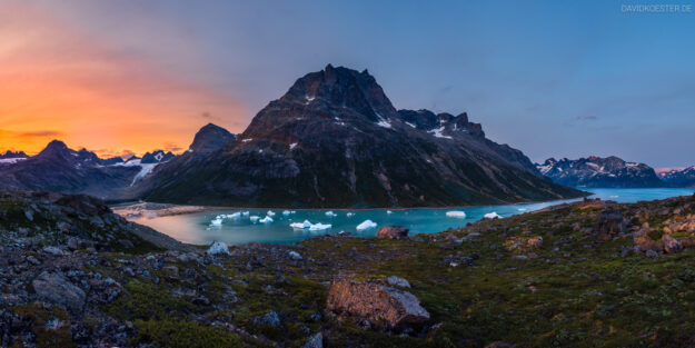 Grönland - Gletscher und Fjord, Panoramabilder