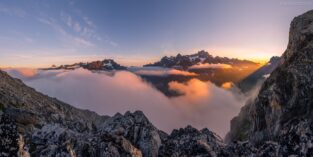 Grönland - Panorama Bergwelt über dem Tasermiut Fjord