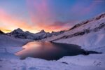 Schweiz - Landschaft mit Bachalpsee im Winter, Berner Oberland