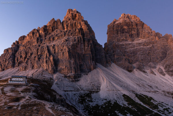 Dolomiten - Auronzo Hütte, Nationalpark Drei Zinnen