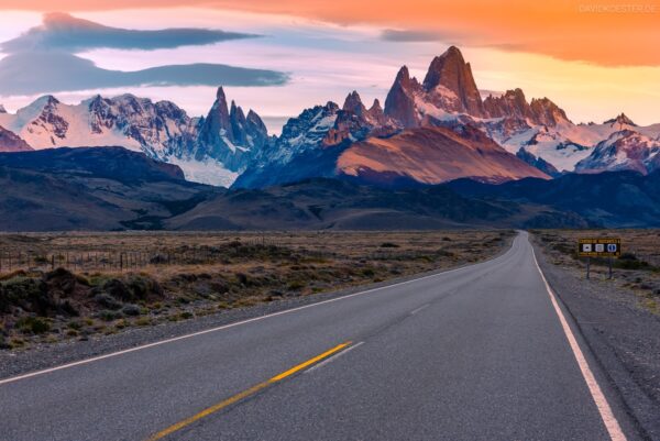 Patagonien - El Chalten mit Gipfelpanorama von Fitz Roy und Cerro Torre