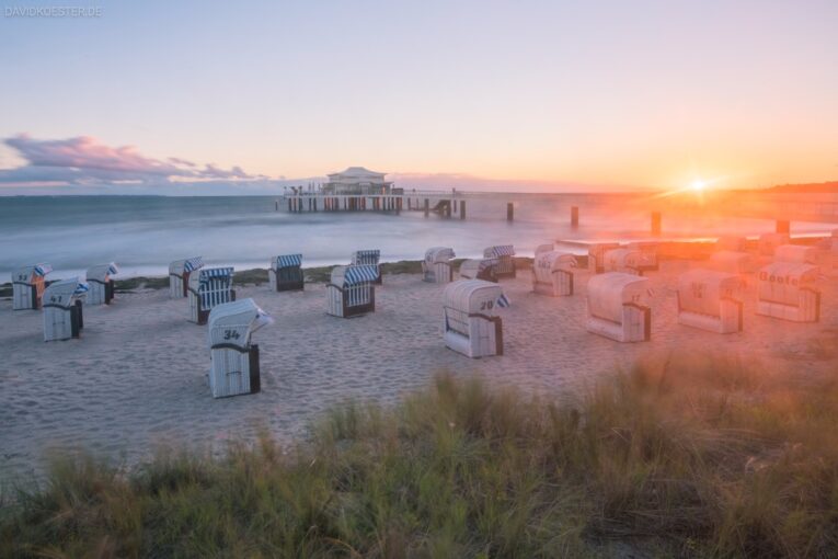 Deutschland - Timmendorfer Strand mit Seebrücke Deutschland - Timmendorfer Strand mit Seebrücke