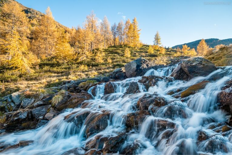 Dolomiten - Wasserfall im Nationalpark Stilfserjoch, Südtirol