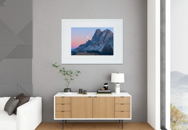 Dolomiten - Mondaufgang am Peitlerkofel, Südtirol – Bild 2